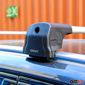 Lincoln MKC Roof Rack Cross Bars - Omac - Elegance V2 - Gray - '15-'19 Lincoln MKC Roof Rack Cross Bars - Omac - Elegance V2 - Gray - '15-'19